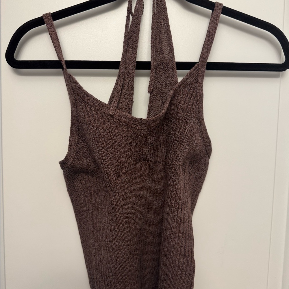 Pistola Chocolate Knit Tank Top